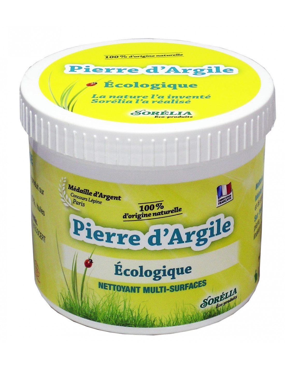 Pierre d'argile blanche HE Citronnelle 100% naturelle - Fabricant