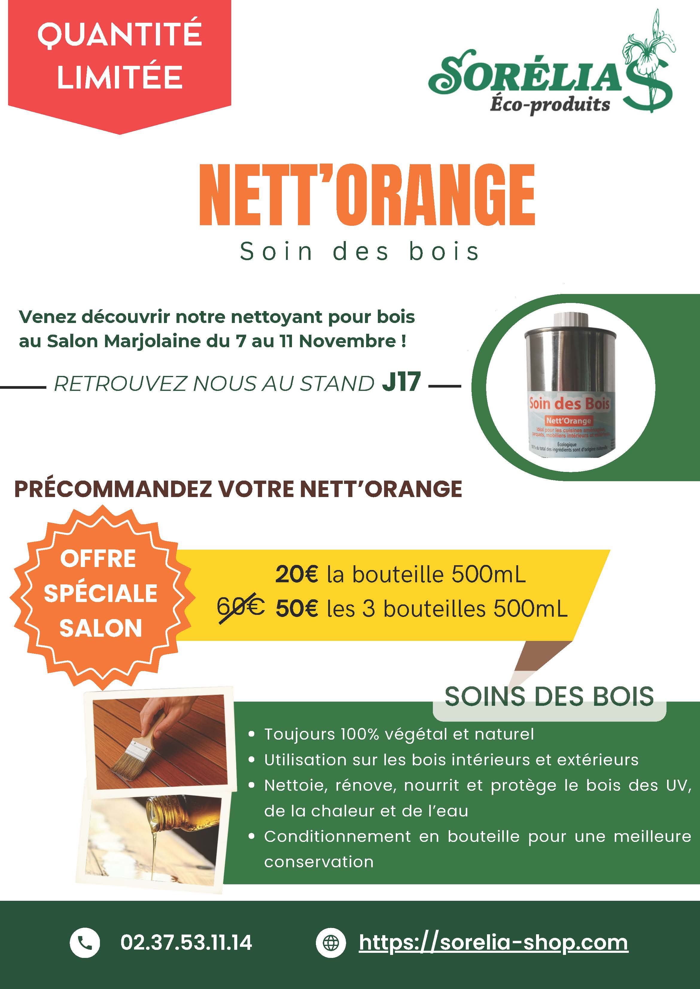 Nett'Orange entretien des bois